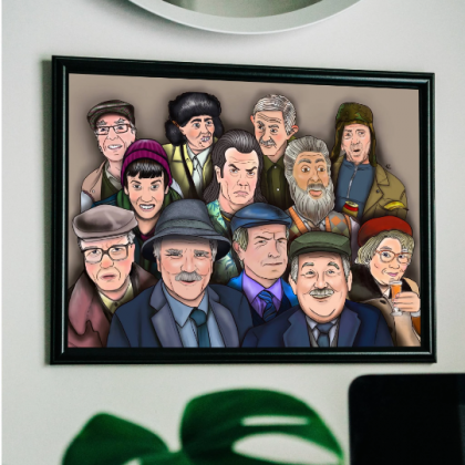 Still Game Full Squad Art print
