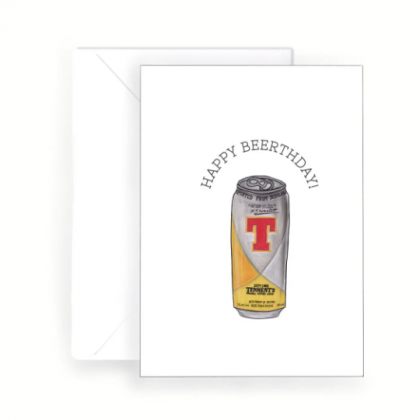 Tennents Birthday card