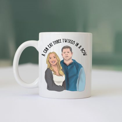 Alan & Michelle Two Doors Down mug