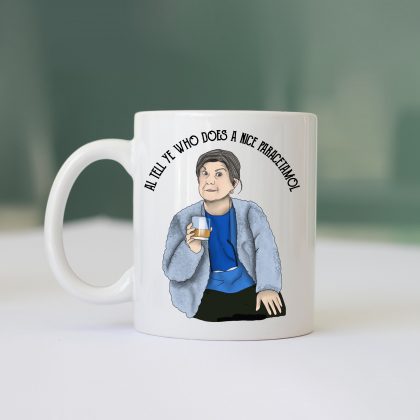 Christine Two Doors Down mug
