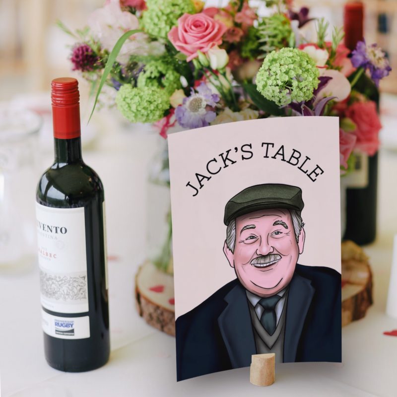 Still Game Wedding Table Cards - Image 2