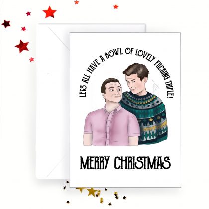 Two Doors Down Ian and Gordon Christmas Card