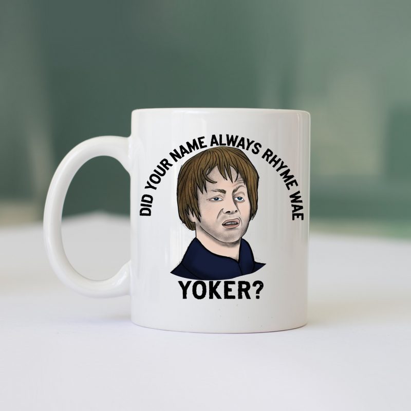 Limmy Dee Dee Yoker mug