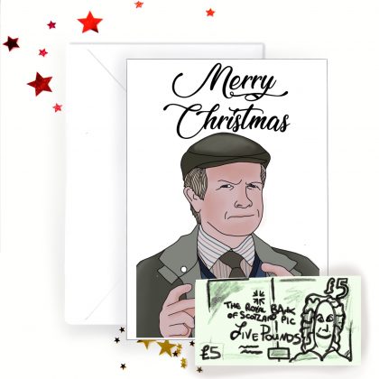 Tam Christmas card Still Game