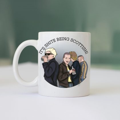 It’s shite being Scottish Train Spotting mug