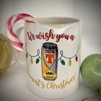 Tennents Lager Christmas mug