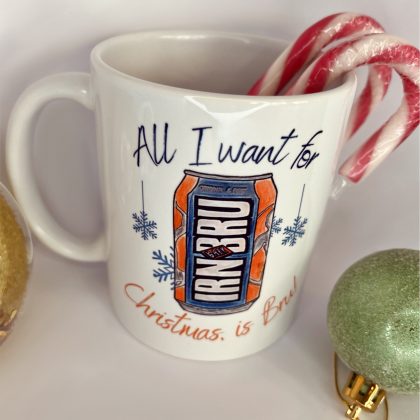 Irn Bru Christmas mug