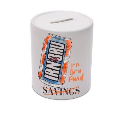 Irn bru fund coin bank