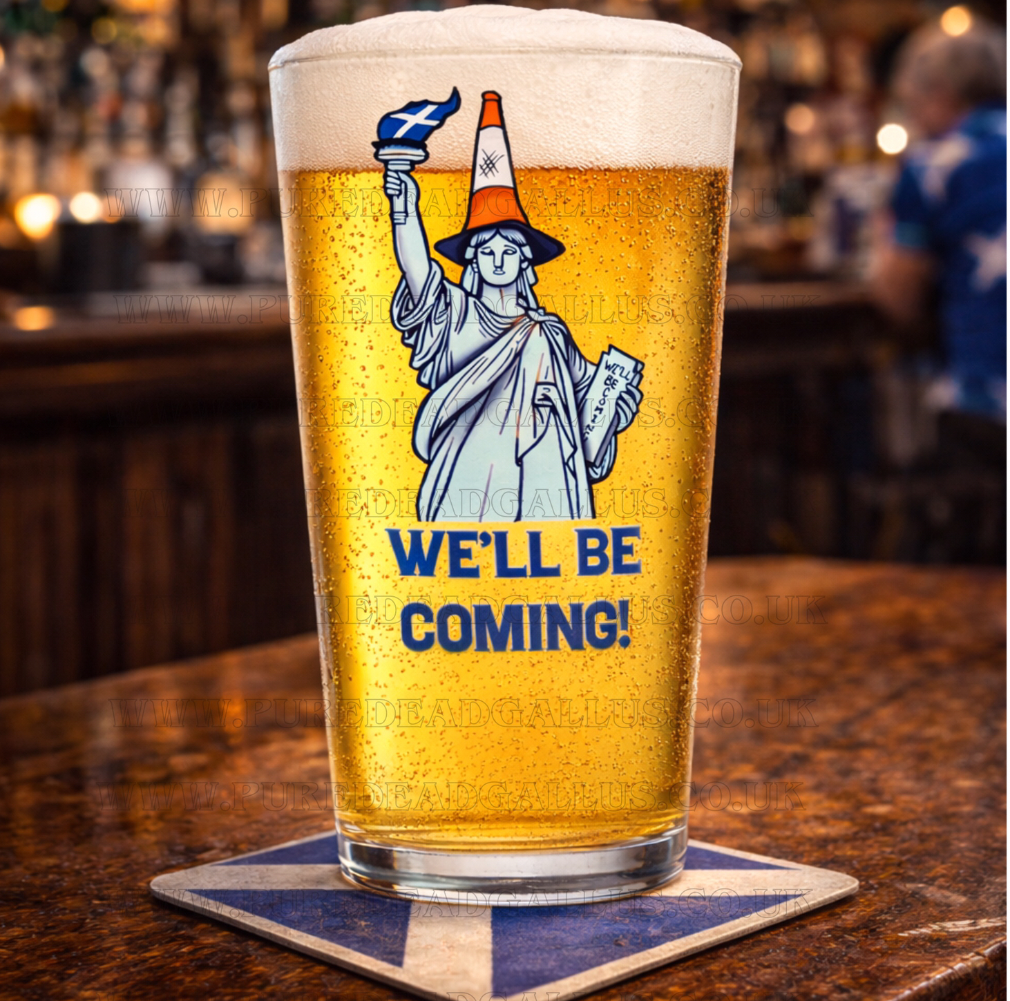 Scotland World Cup 2026 pint glass