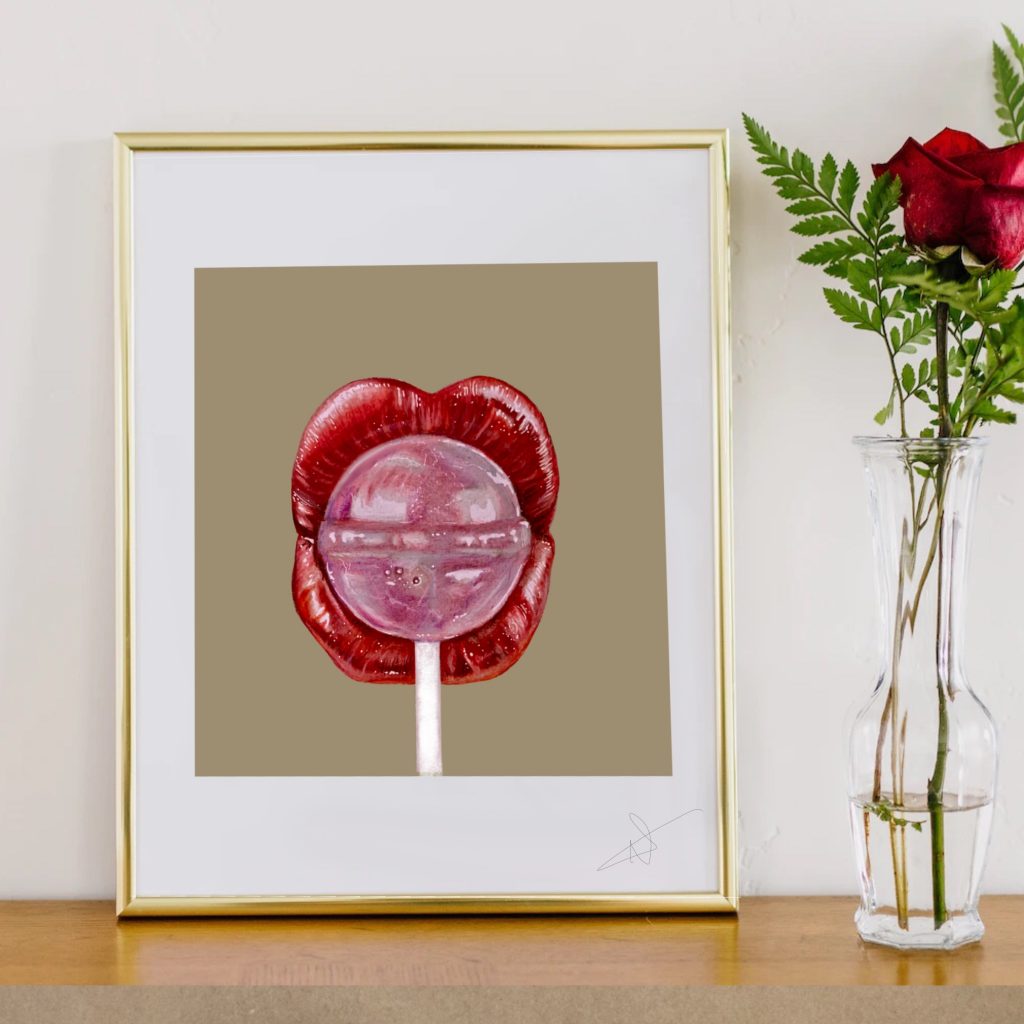 Suck it Lolipop Art Print