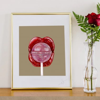 Suck it Lolipop Art Print