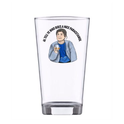 Two Doors Down Christine pint glass